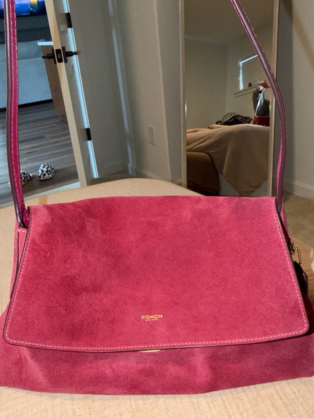 Chelsea 30 in suede fuchsia